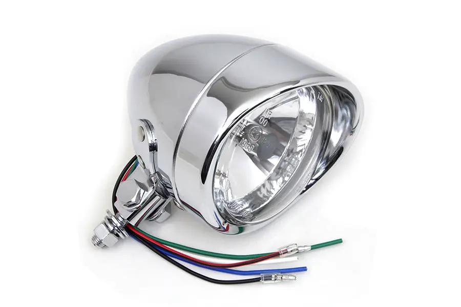Wyatt Gatling 4 Inch Round Headlamp 12 Volt - Decorative Show Use Only by Wyatt Gatling