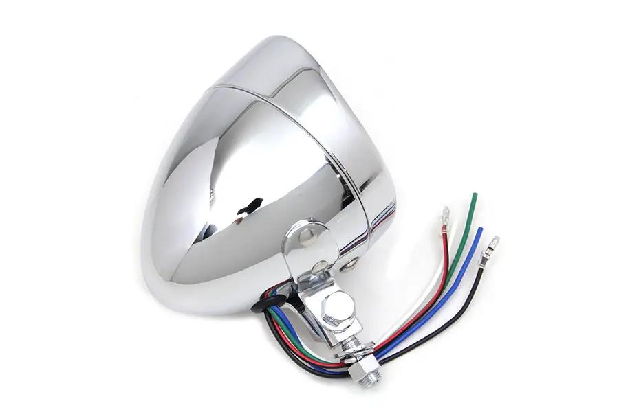 Wyatt Gatling 4 Inch Round Headlamp 12 Volt - Decorative Show Use Only by Wyatt Gatling