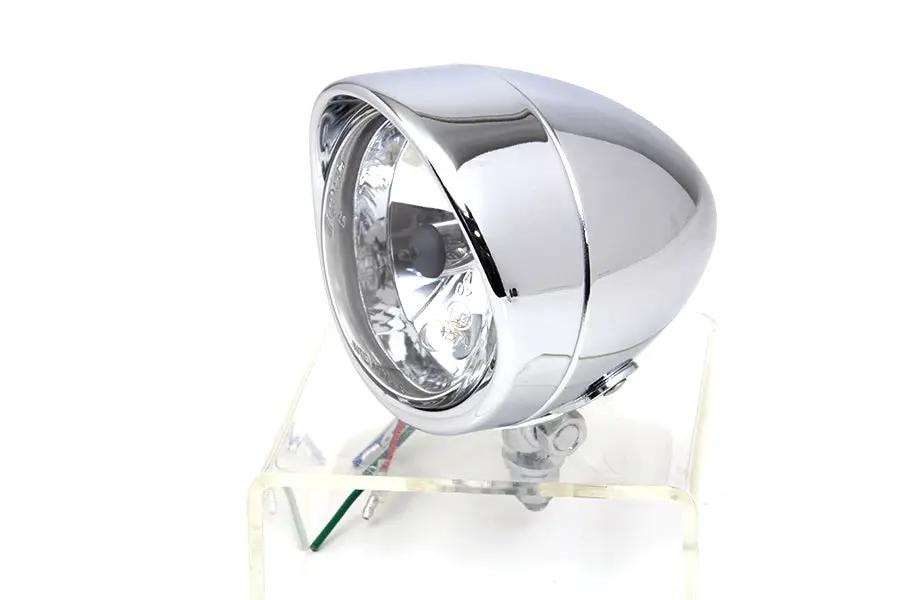 Wyatt Gatling 4 Inch Round Headlamp 12 Volt - Decorative Show Use Only by Wyatt Gatling