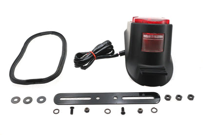 Wyatt Gatling 12-0014BNU Black Tombstone Tail Lamp Assembly for Harley Davidson FXD & FXR by Wyatt Gatling