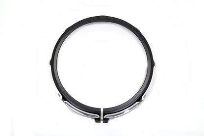Wyatt Gatling 7 inch Black Anodize Burst Headlamp Trim Ring for Harley Davidson FLT by Wyatt Gatling