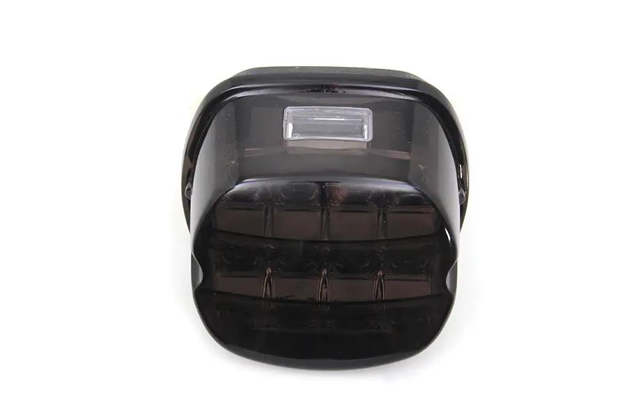 Wyatt Gatling Tail Lamp Assembly LED Laydown Style Smoke Black for Harley Davidson FLT by Wyatt Gatling