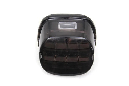 Wyatt Gatling Tail Lamp Assembly LED Laydown Style Smoke Black for Harley Davidson FLT by Wyatt Gatling