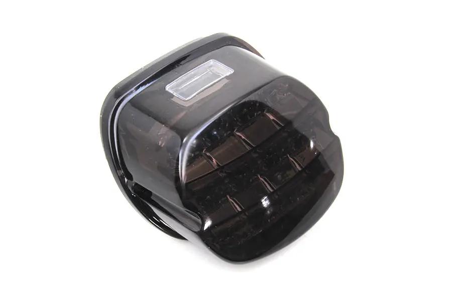 Wyatt Gatling Tail Lamp Assembly LED Laydown Style Smoke Black for Harley Davidson FLT by Wyatt Gatling