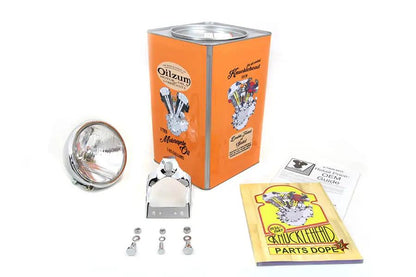 V-Twin Spring Fork Headlamp Assembly Chrome for Harley Davidson W 1936-1945 by V-Twin