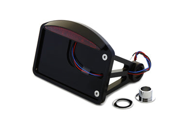 Wyatt Gatling Black LED Slice Style Tail Lamp Assembly for Harley Davidson FXST by Wyatt Gatling