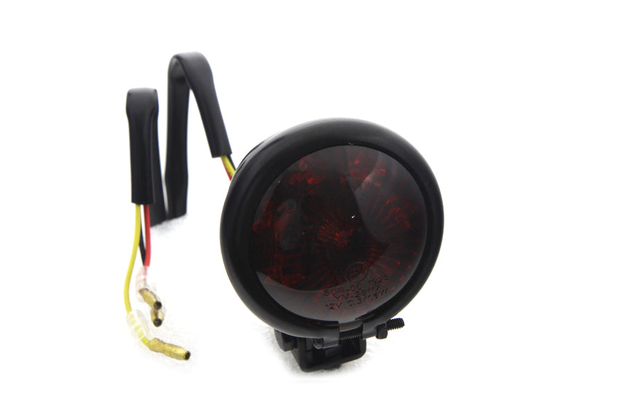 Wyatt Gatling L24-0435BRLEDE Round LED Tail Lamp with Red Lens by Wyatt Gatling
