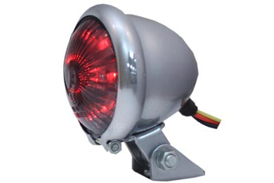Wyatt Gatling L24-0435CMLEDE Round LED Tail Lamp with Smoked Lens by Wyatt Gatling