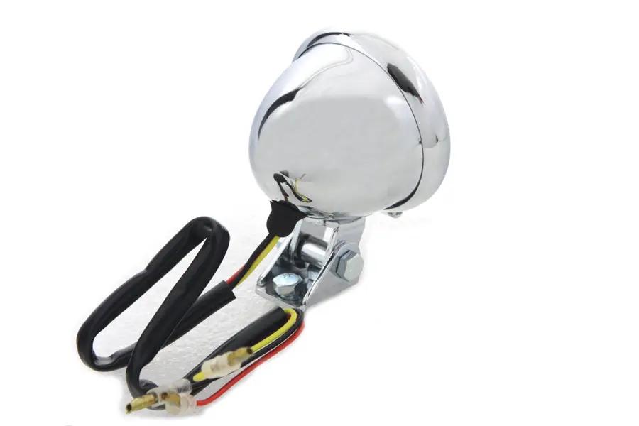Wyatt Gatling L24-0435CMLEDE Round LED Tail Lamp with Smoked Lens by Wyatt Gatling