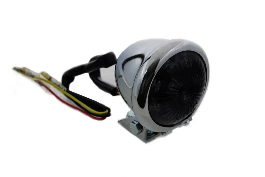 Wyatt Gatling L24-0435CMLEDE Round LED Tail Lamp with Smoked Lens by Wyatt Gatling