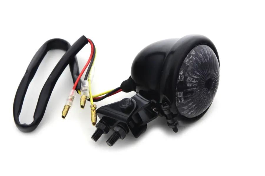 Wyatt Gatling L24-0435BMLEDE Round LED Tail Lamp with Smoked Lens by Wyatt Gatling