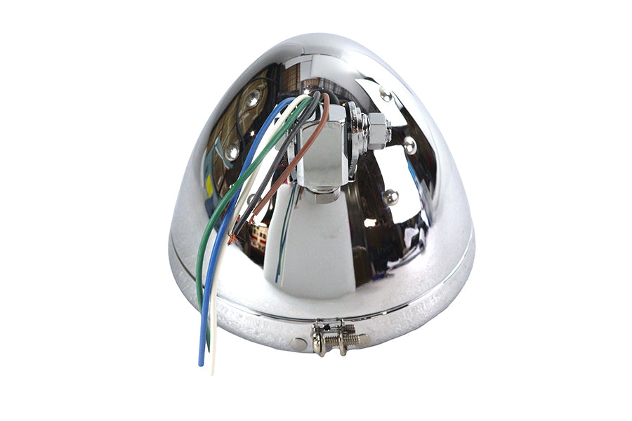 Wyatt Gatling L20-6119CE Spring Fork Style Headlamp Assembly with Chrome Finish by Wyatt Gatling