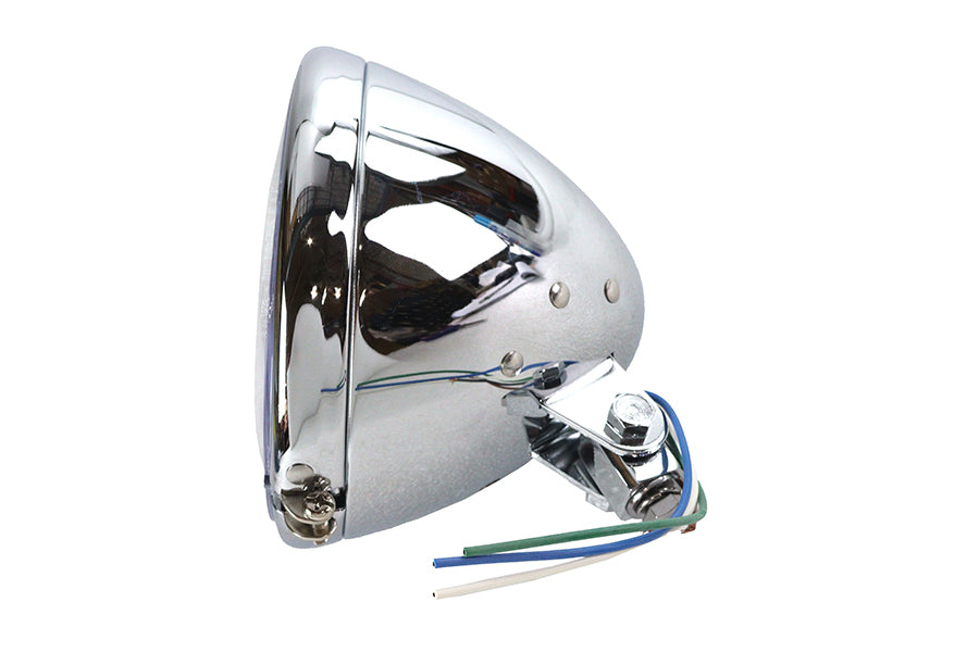 Wyatt Gatling L20-6119CE Spring Fork Style Headlamp Assembly with Chrome Finish by Wyatt Gatling