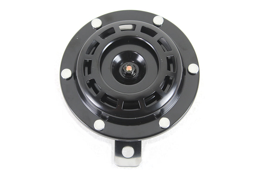 Wyatt Gatling 75596B Black 4-1/2 Inch Horn, 12 Volt with Single Tab Bracket by Wyatt Gatling