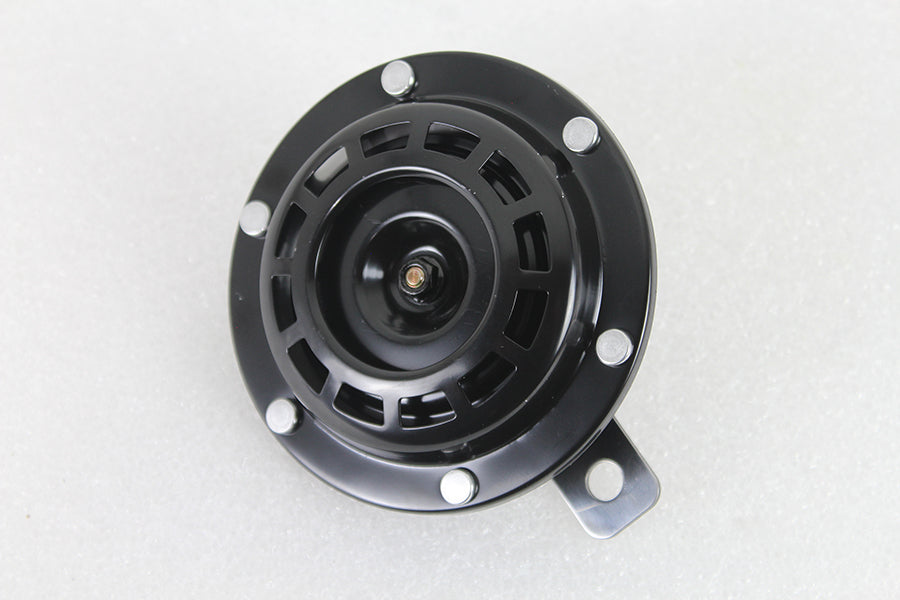 Wyatt Gatling 75596B Black 4-1/2 Inch Horn, 12 Volt with Single Tab Bracket by Wyatt Gatling
