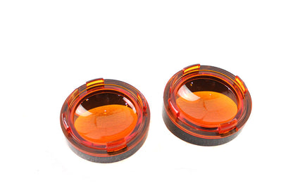 V-Twin Deuce Style Turn Signal Set with Amber Lens, Part #77171B by V-Twin