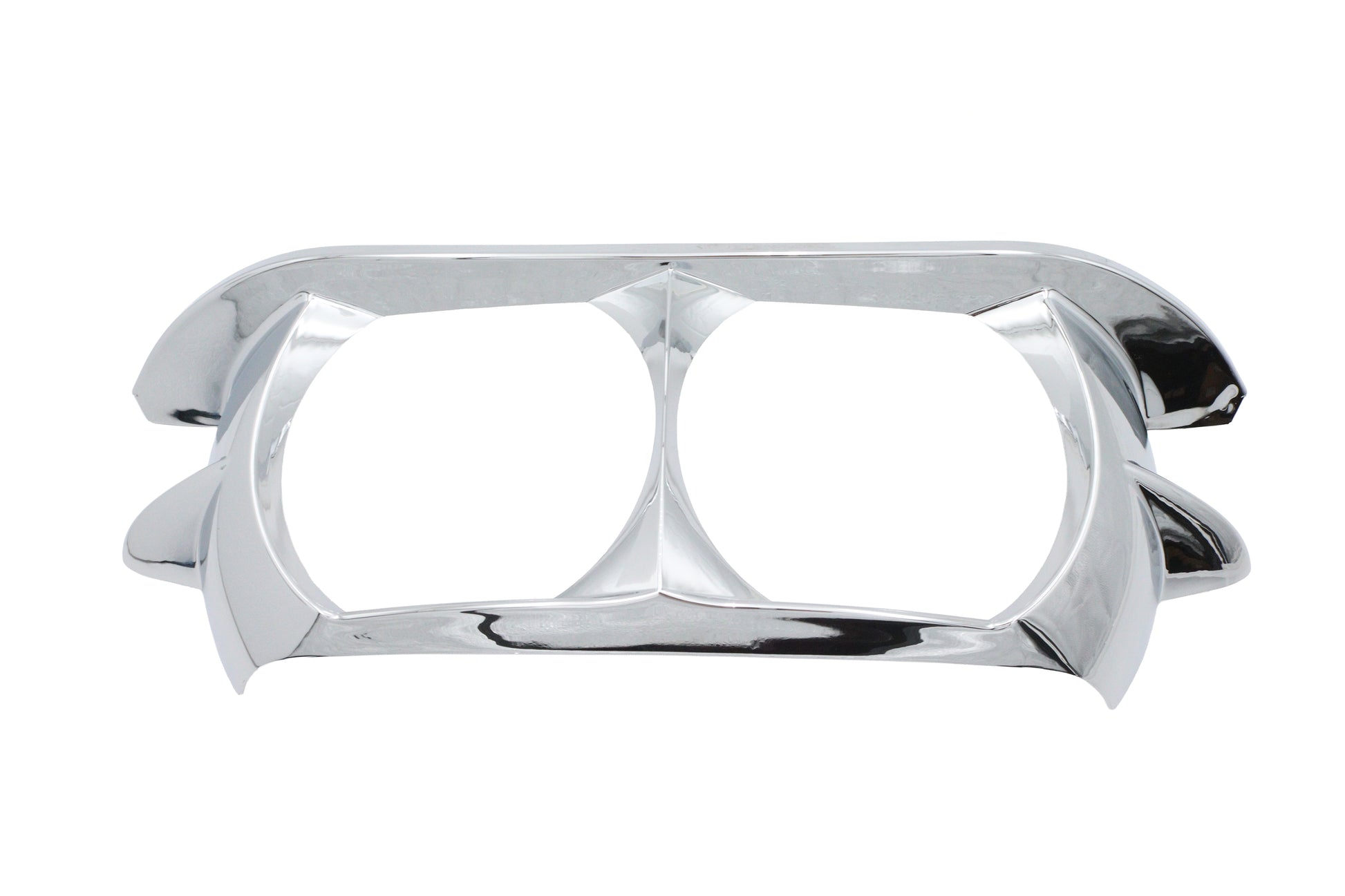 Wyatt Gatling Road Glide Headlamp Trim Chrome – Fits 2015-2024 Harley Davidson FLTR by Wyatt Gatling