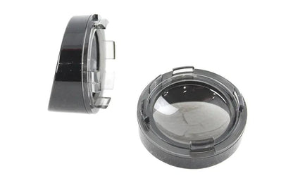 V-Twin Deuce Style Turn Signal Visor Set with Smoke Lens – Part #77173B by V-Twin