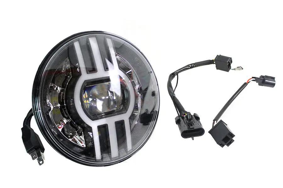 Cyron Lighting 7 inch Beast 2 Integrated Headlamp for Harley Davidson FLT Models by Cyron Lighting