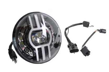 Cyron Lighting 7 inch Beast 2 Integrated Headlamp for Harley Davidson FLT Models by Cyron Lighting
