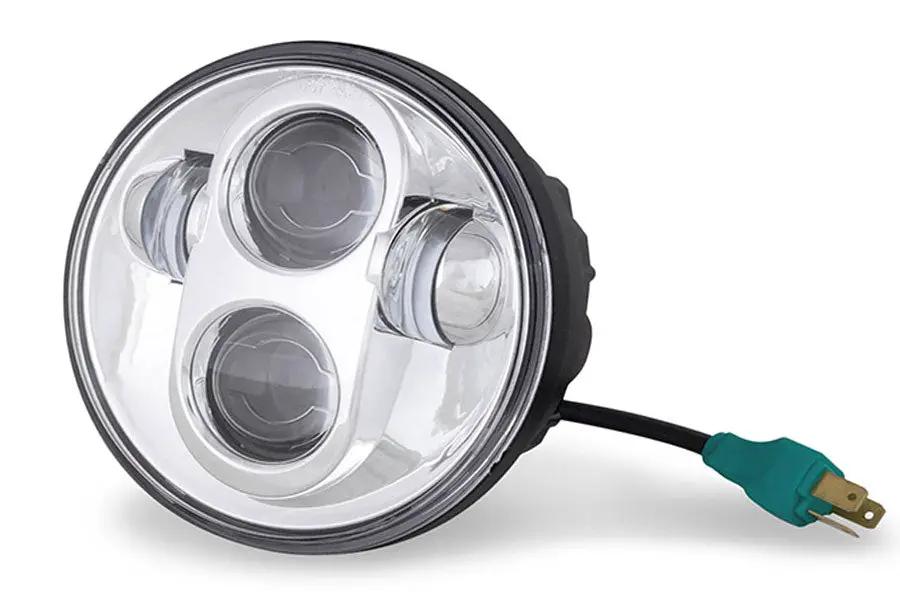 Cyron Lighting Urban 5-3/4 inch LED Headlamp Unit Chrome for Harley Davidson Fx by Cyron Lighting