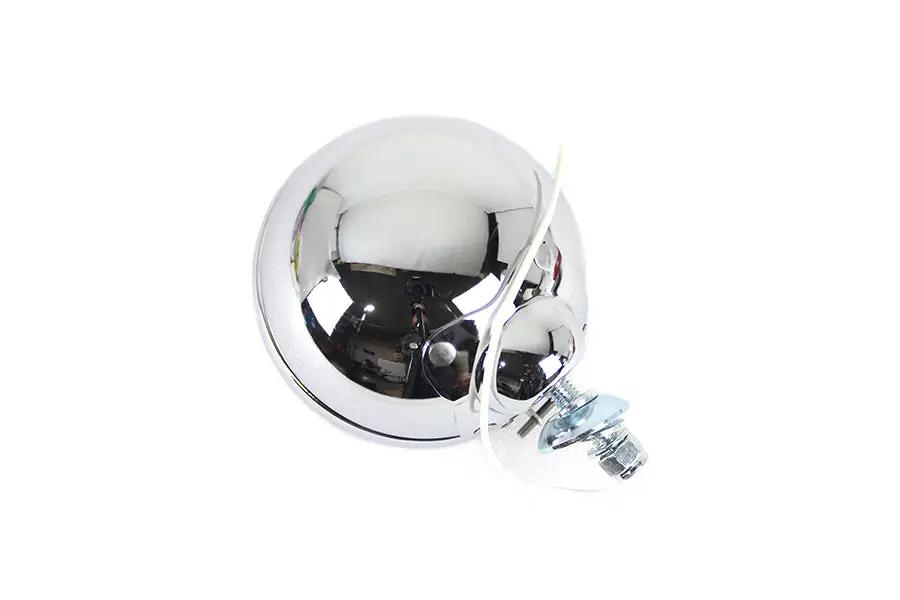 Wyatt Gatling Chrome Spotlamp Assembly with Sealed Beam for Harley Davidson FL (1949-1958) by Wyatt Gatling