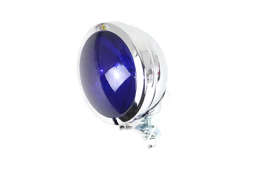 Wyatt Gatling Chrome Spotlamp Assembly with Sealed Beam for Harley Davidson FL (1949-1958) by Wyatt Gatling