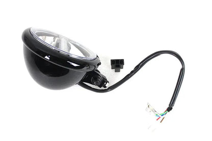 Wyatt Gatling 5-3/4 inch Bates Style LED Headlamp Black – Versatile Parking and Running Light by Wyatt Gatling