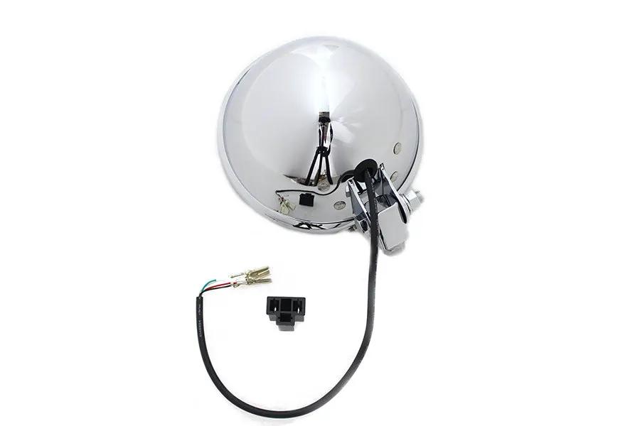 Wyatt Gatling 5-3/4 Inch Bates Style LED Headlamp Chrome (Part No. L20-6139Q) by Wyatt Gatling