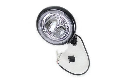 Bates 5-3/4 inch LED Headlamp with Halo Ring – Black, Part Number L20-6139GBQ by Bates