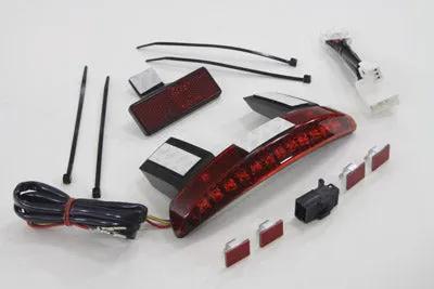 Wyatt Gatling Rear Fender Edge Lamp Kit for Harley Davidson XL Models - Part 77072 by Wyatt Gatling