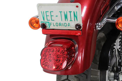 Wyatt Gatling Part 161271 Lay Down Tail Lamp Assembly with Red LED for Harley Davidson FLT (1999-2008) by Wyatt Gatling