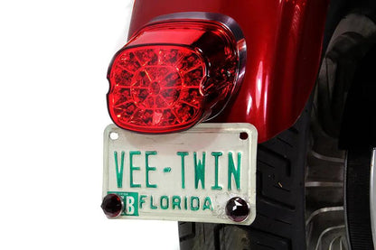 Wyatt Gatling Part 161272 Lay Down Tail Lamp Assembly with Red LED for Harley Davidson FLT (1999-2008) by Wyatt Gatling