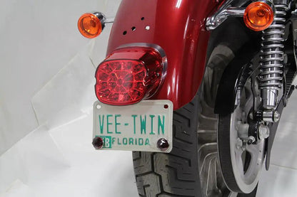 Wyatt Gatling Part 161272 Lay Down Tail Lamp Assembly with Red LED for Harley Davidson FLT (1999-2008) by Wyatt Gatling