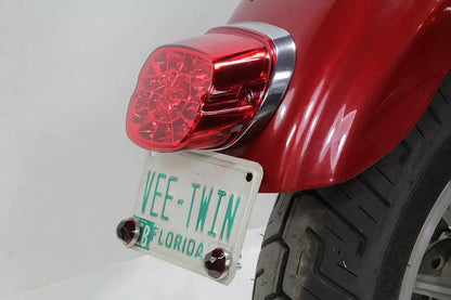 Wyatt Gatling Part 161272 Lay Down Tail Lamp Assembly with Red LED for Harley Davidson FLT (1999-2008) by Wyatt Gatling