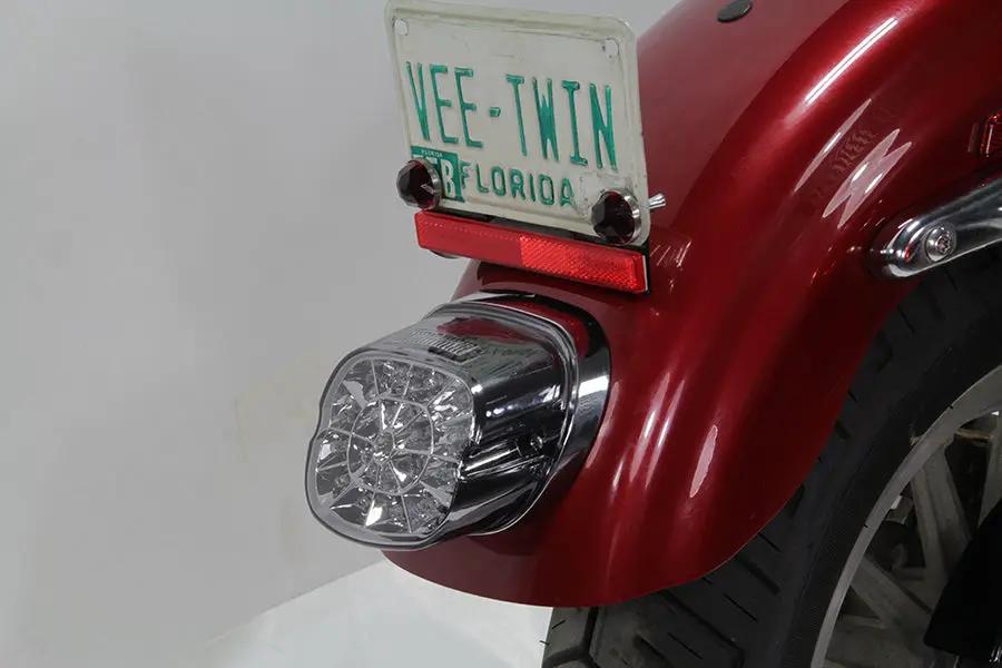 Wyatt Gatling 161273 Lay Down Tail Lamp Assembly Smoked LED for Harley Davidson FLT (1999-2008) by Wyatt Gatling