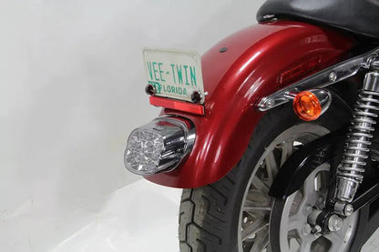 Wyatt Gatling 161273 Lay Down Tail Lamp Assembly Smoked LED for Harley Davidson FLT (1999-2008) by Wyatt Gatling