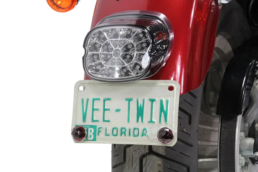 Wyatt Gatling 161274 Lay Down Tail Lamp Assembly Smoked LED for Harley Davidson FLT (1999-2008) by Wyatt Gatling