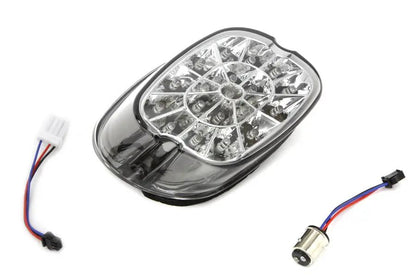 Wyatt Gatling 161274 Lay Down Tail Lamp Assembly Smoked LED for Harley Davidson FLT (1999-2008) by Wyatt Gatling