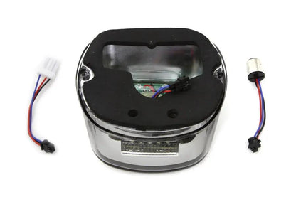 Wyatt Gatling 161274 Lay Down Tail Lamp Assembly Smoked LED for Harley Davidson FLT (1999-2008) by Wyatt Gatling