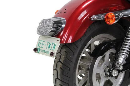 Wyatt Gatling 161274 Lay Down Tail Lamp Assembly Smoked LED for Harley Davidson FLT (1999-2008) by Wyatt Gatling