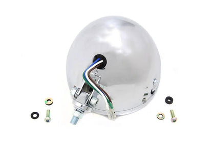 Wyatt Gatling 5-3/4 Inch H4 Headlamp Unit Chrome (Part #161903) by Wyatt Gatling