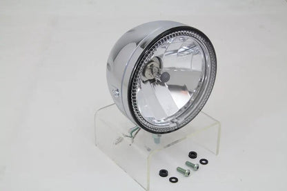 Wyatt Gatling 5-3/4 Inch H4 Headlamp Unit Chrome (Part No. 161905) by Wyatt Gatling