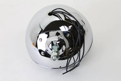 V-Twin 33-1620 7 Inch Round 6 Volt Headlamp for Harley Davidson FLH Models by V-Twin