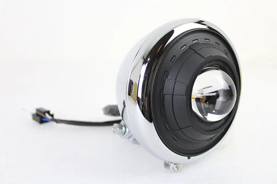 Wyatt Gatling 5-1/2 Inch Fish Eye Headlamp with Chrome Finish – Part 83038 by Wyatt Gatling