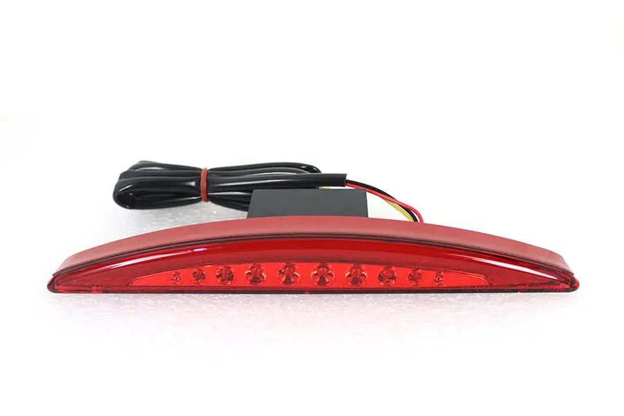 Wyatt Gatling Slice Style LED Fender Mount Tail Lamp with Red Lens for Harley Davidson FXSB by Wyatt Gatling
