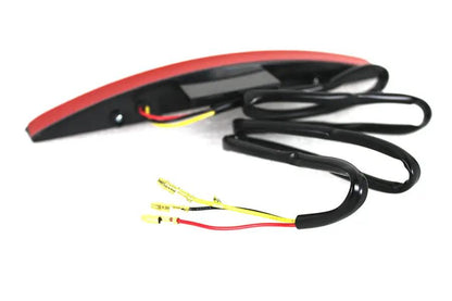 Wyatt Gatling Slice Style LED Fender Mount Tail Lamp with Red Lens for Harley Davidson FXSB by Wyatt Gatling