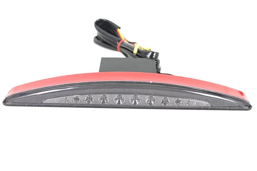 Wyatt Gatling Part 78393S Slice Style LED Fender Mount Tail Lamp with Smoke Lens for Harley Davidson FXSB by Wyatt Gatling