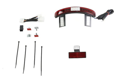 Wyatt Gatling Part 78394 Chopped Fender Rear Edge LED Lamp with Red Lens for Harley Davidson FXDWG by Wyatt Gatling