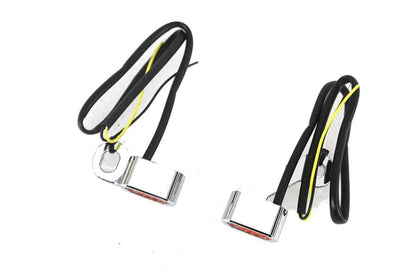 Wyatt Gatling Chrome LED Turn Signal Set for Harley Davidson FLT (2007-2016) by Wyatt Gatling